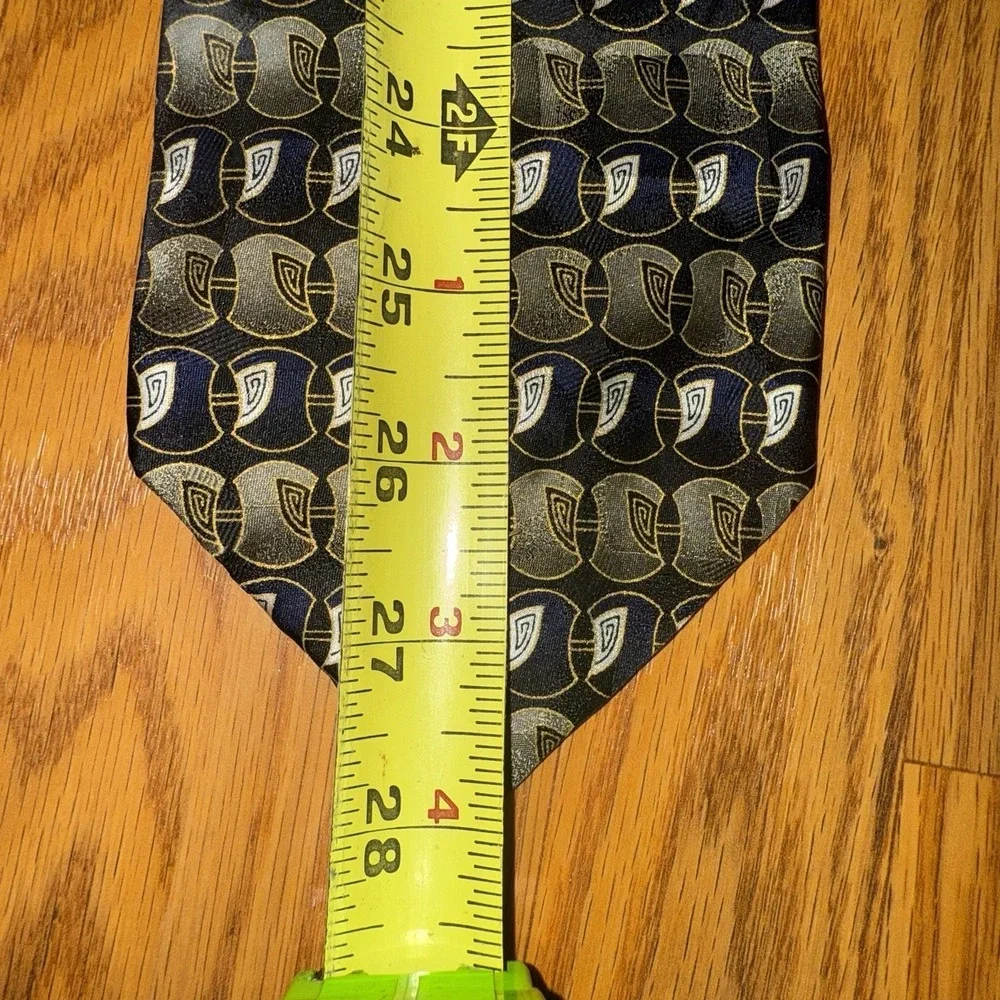 Modern Elements Men's Silk Geometric Neck Tie Multi-Color Classic
